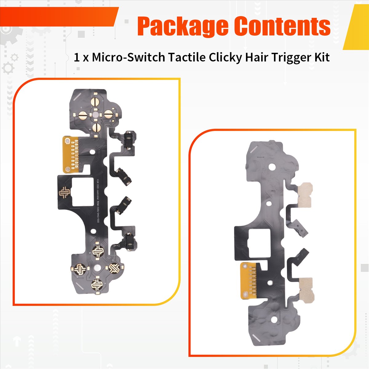 Microcontroller Kit - BaoBao- 人間工学に基づいたマイクロスイッチ タクタイル クリッキー ヘアトリガーキット PS5コントローラー用