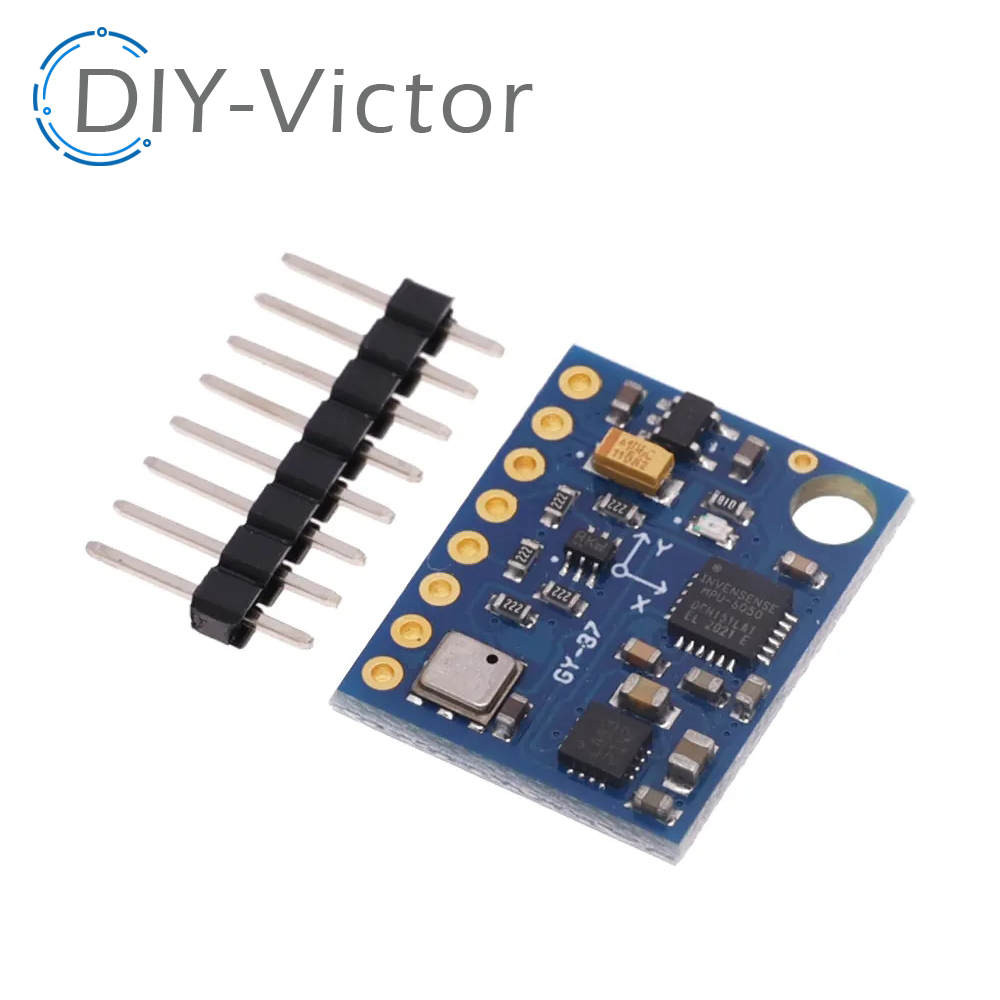 Sensor Kit Arduino - GY-87 10DOFモジュール、オリジナルMPU6050、HMC5883L、L883、BMP180、GY87センサーモジュール、3V-5V、Arduino用。