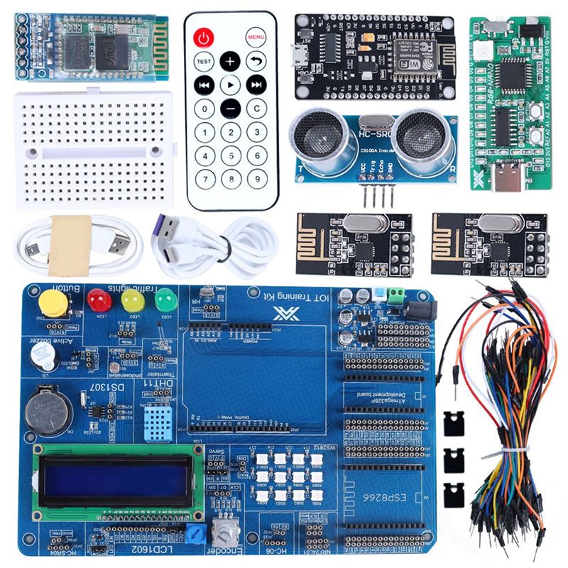 Iot Kit Beginner - AY14 - プロフェッショナルIOTスターターキット Arduinoプログラミングキット 自動化電子プロジェクトキット 初心者向け組み立てセット