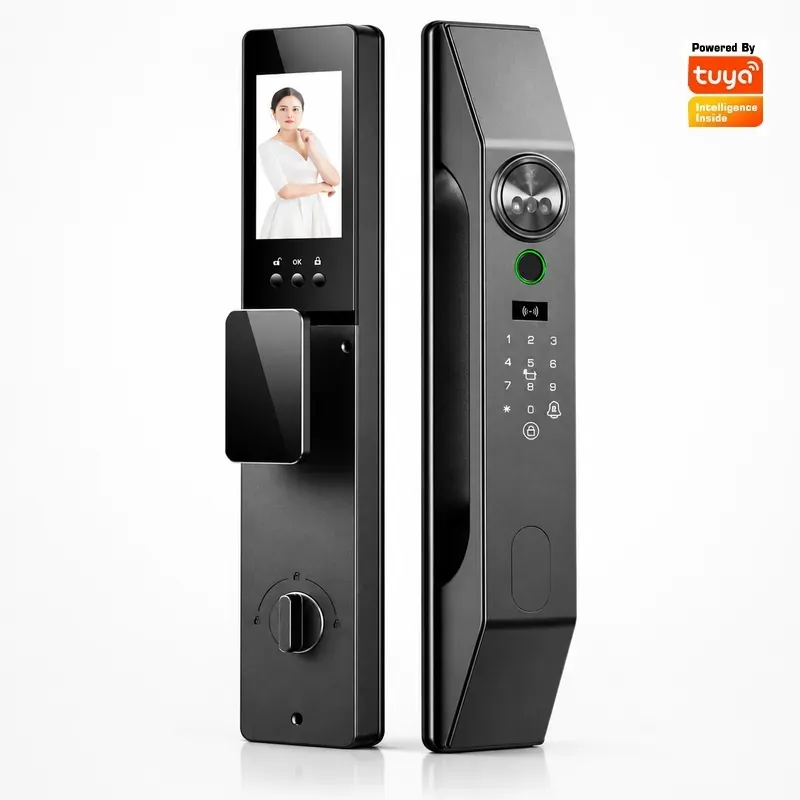 多言語対応、顔認識、パスワード、指紋認証機能を備えたスマート - Smart Door Lock Wifi のレビューと価格