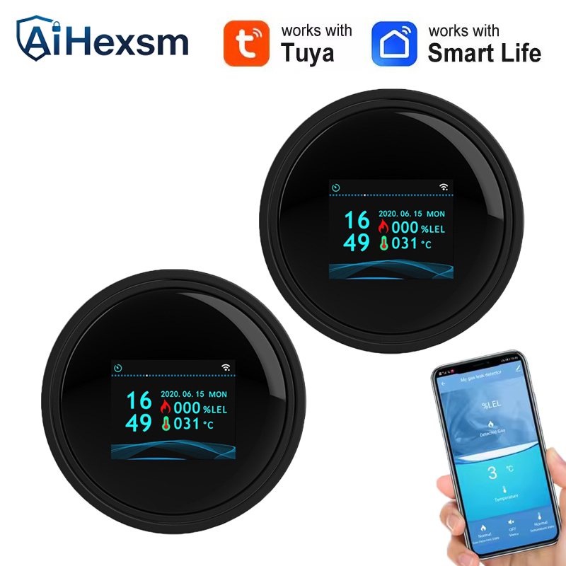Tuya Wifi 漏洩温度機能付き可燃性ガス検知器サポート - Wifi Thermostat のレビューと価格