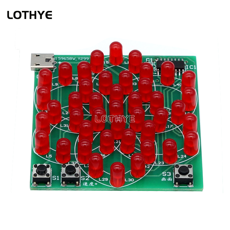 LED電子ウィンドミルライト、マルチスタイルパターン、5v、 - Electronics Project Kit のレビューと価格