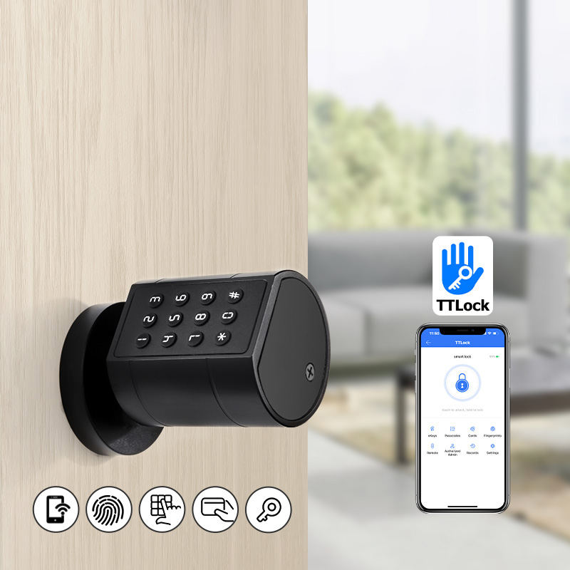 スマートユーロ円筒ドアロック ttlock アプリキーレスセ - Smart Door Lock Wifi のレビューと価格