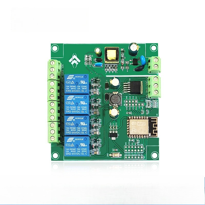 AC/DCリレーボード、ESP8266 Wi-Fi 4チャン - Esp8266 Relay Module のレビューと価格