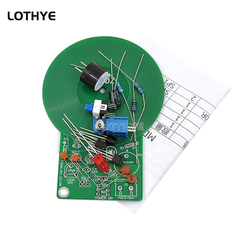 電圧変換キット,金属探知機,3〜5V,60mm非接触センサー - Electronics Project Kit のレビューと価格