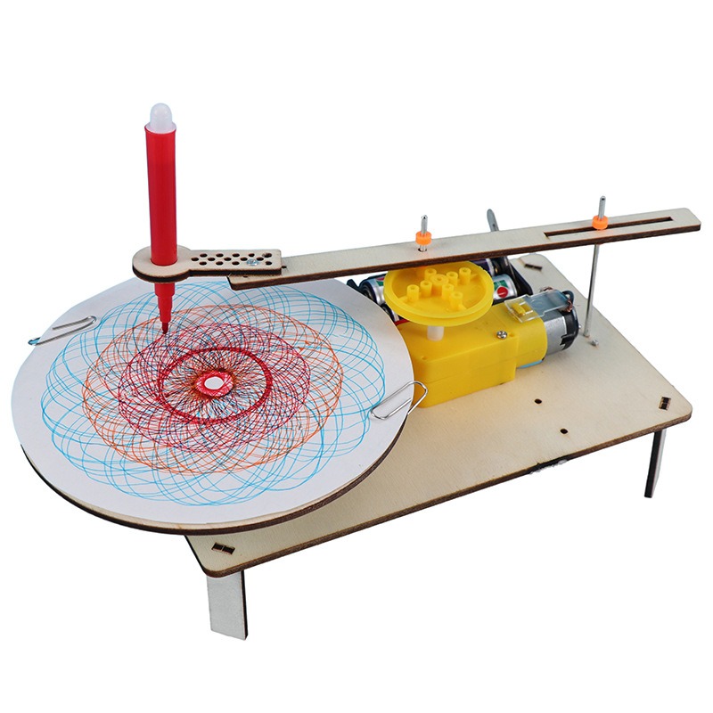1-3個入り DIY木製電動プロッター描画ロボットおもちゃ  - Electronics Project Kit のレビューと価格