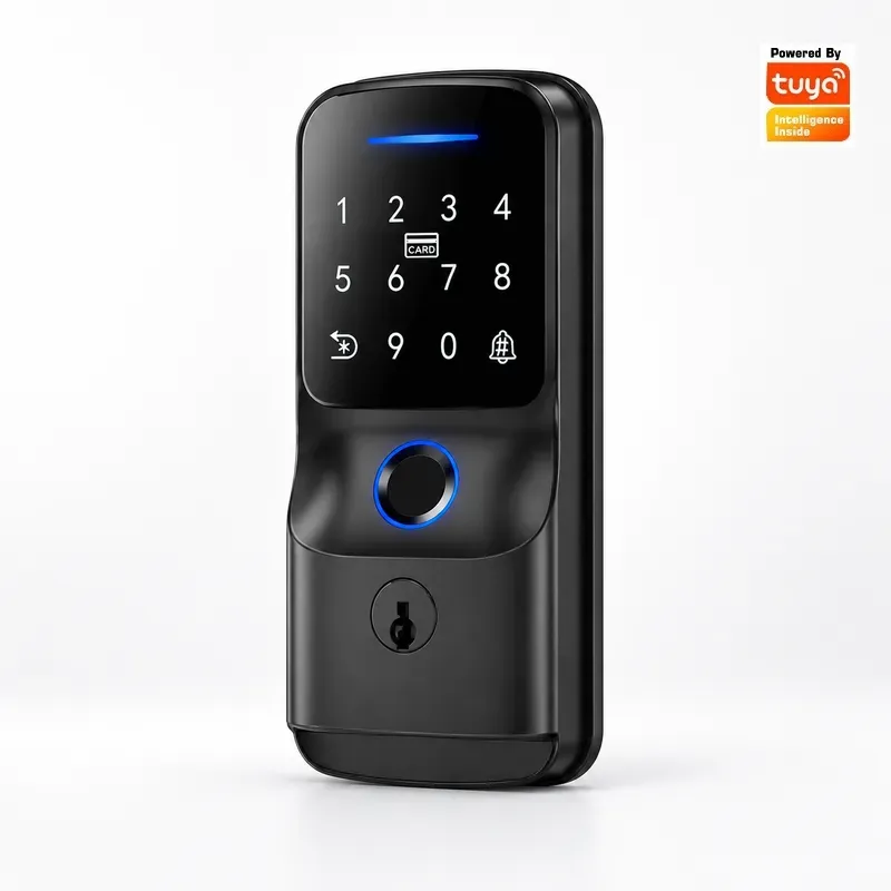 自動デッドボルトロック、スマートパスワードロック、Tuya  - Smart Door Lock Wifi のレビューと価格