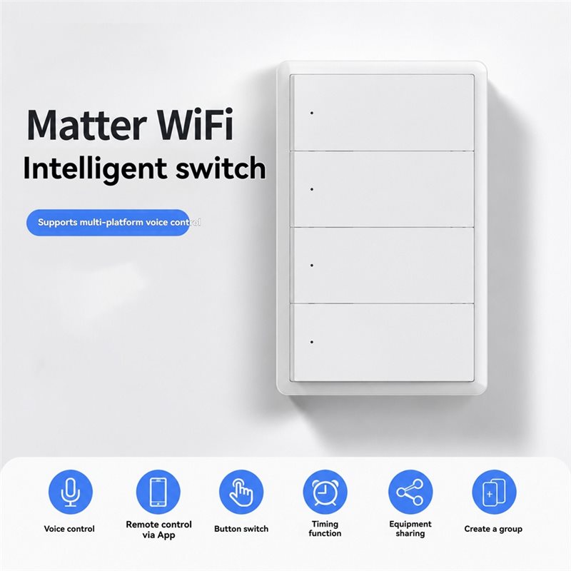 DTA4：スマートライトスイッチ用音声コントロール。Tuya - Smart Light Switch Wifi のレビューと価格