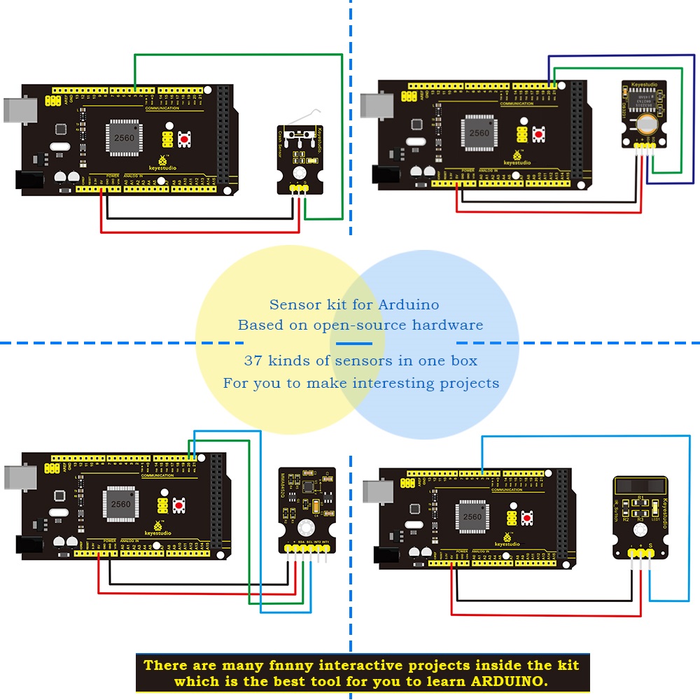 Keyestudio 新しいセンサースターターキット V2. - Esp32 Smart Home Kit のレビューと価格