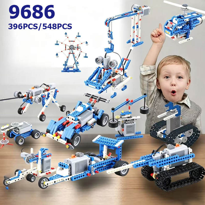 9686 STEM教育セット テクニカルシンプル電動ビルディ - Stem Robotics Kit のレビューと価格